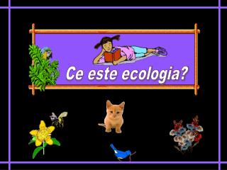 Ce este ecologia?