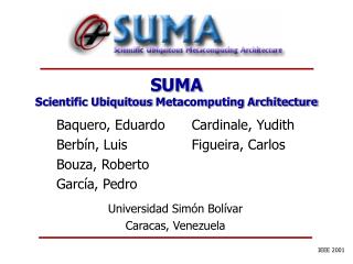 SUMA Scientific Ubiquitous Meta computing Architecture