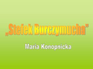 „Stefek Burczymucha”