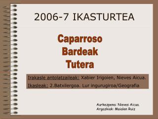2006-7 IKASTURTEA