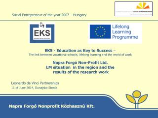 Social Entrepreneur of the year 2007 – Hungary
