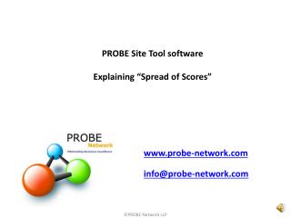 PROBE Site Tool software Explaining “Spread of Scores”