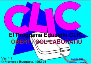 El Programa Educatiu CLIC, OBERT i COL·LABORATIU