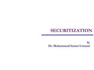 SECURITIZATION