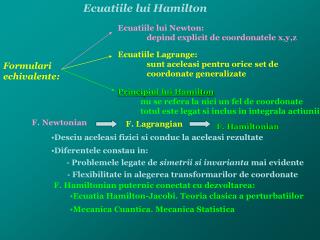 Ecuatiile lui Hamilton