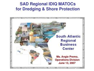 SAD Regional IDIQ MATOCs for Dredging &amp; Shore Protection