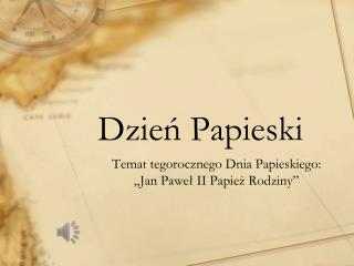 Dzień Papieski