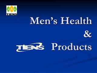 Men’s Health &amp; Products