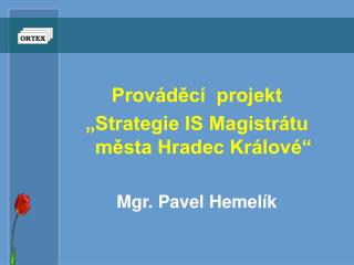 Prováděcí projekt „Strategie IS Magistrátu města Hradec Králové“ Mgr. Pavel Hemelík