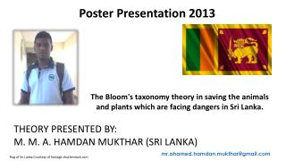 Flag of Sri Lanka Courtesy of footage.shutterstock