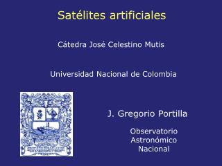 Satélites artificiales