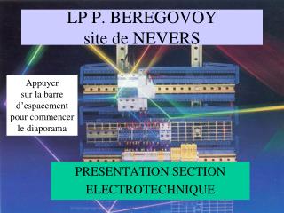 LP P. BEREGOVOY site de NEVERS