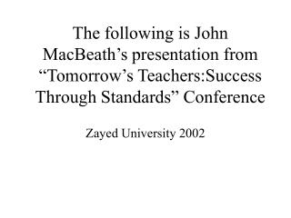 Zayed University 2002