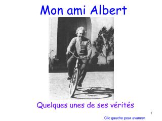 Mon ami Albert