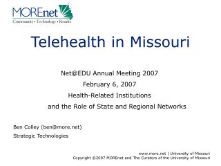 Telehealth in Missouri