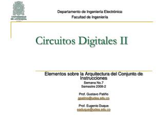 Circuitos Digitales II