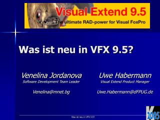 Was ist neu in VFX 9.5?