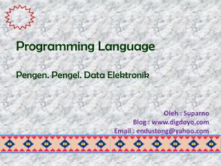 Programming Language