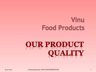 Vinu Food Products