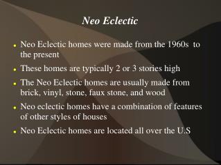 Neo Eclectic