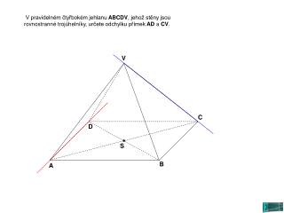 (AD||CB ; BCV je rovnostranný trojúhelník)