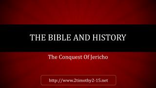 The bible and history