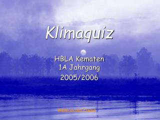 Klimaquiz