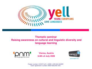 Thematic seminar Raising awareness on cultural and linguistic diversity and language learning