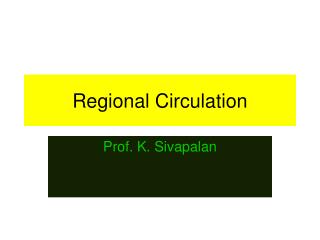 Regional Circulation