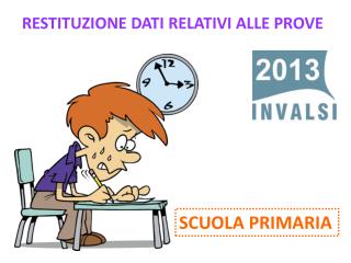 RESTITUZIONE DATI RELATIVI ALLE PROVE