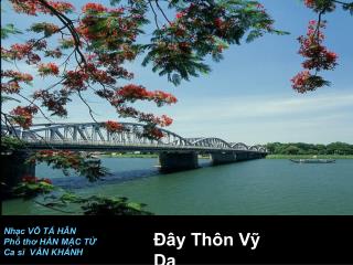 ĐÂY THÔN VĨ DẠ