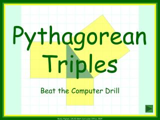 Pythagorean Triples