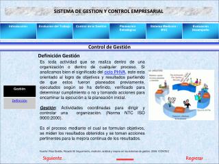 Control de Gestión