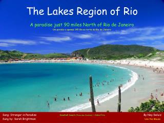 The Lakes Region of Rio