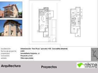 localización: 	Urbanización “Tres Picos” parcela nº30. Cercedilla (Madrid)