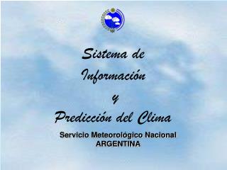 Servicio Meteorológico Nacional ARGENTINA