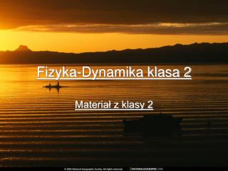 Fizyka-Dynamika klasa 2