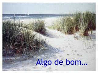 Algo de bom…