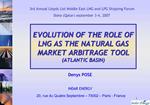 EVOLUTION OF THE ROLE OF LNG AS THE NATURAL GAS MARKET ARBITRAGE TOOL ATLANTIC BASIN
