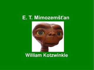 E. T. Mimozemšťan
