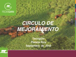 CIRCULO DE MEJORAMIENTO