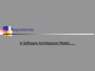 Repositories