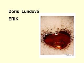 Doris Lundová ERIK