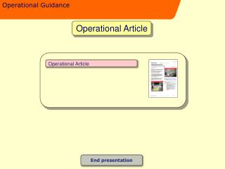 Operational Article