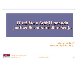 IT tržište u Srbiji i ponuda poslovnih softverskih rešenja
