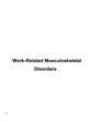 Work-Related Musculoskeletal Disorders