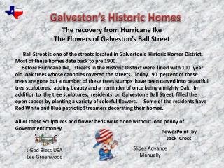 Galveston’s Historic Homes