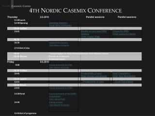 4th Nordic Casemix Conference