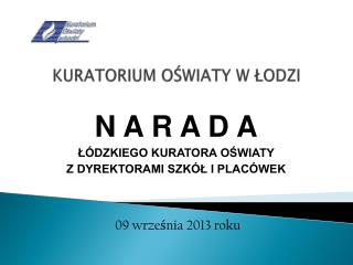 KURATORIUM OŚWIATY W ŁODZI