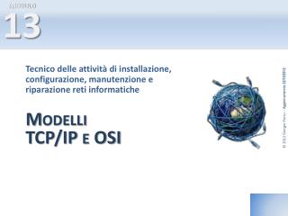 Modelli TCP/IP e OSI